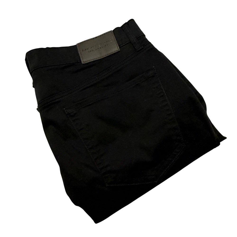 Lucky Brand 121 Slim Straight Mens Black Pants 34x32 Casual Denim Jeans 212
